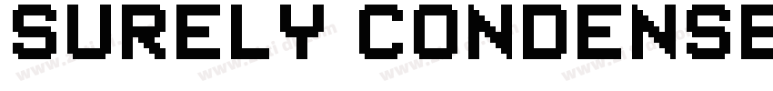 surely condensed con字体转换